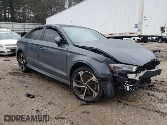2020 Audi A3 Sedan S line Premium Plus with VIN WAUJEGFF2LA097191, listed as a Copart auction lot 73111332 with 34,640 mi miles. Bid and sale history available at carsss.com. Image 4.