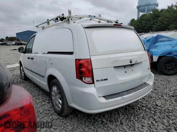 2014 Ram Cargo Van Tradesman with VIN 2C4JRGAG8ER284022, listed as a Copart auction lot 71892374 with 0 mi miles and Salvage Title. Bid and sale history available at carsss.com. Image 2.