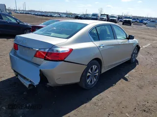 2015 Honda Accord LX with VIN 1HGCR2F32FA190095, listed as a IAAI auction lot 42020063 with 74,340 mi miles. Bid and sale history available at carsss.com. Image 4.