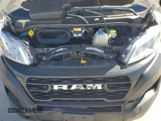 2023 Ram ProMaster Cargo with VIN 3C6LRVVG5PE527224, listed as a Copart auction lot 77179234 with 33,804 mi miles and Salvage Title. Bid and sale history available at DreamBid. Image 12.