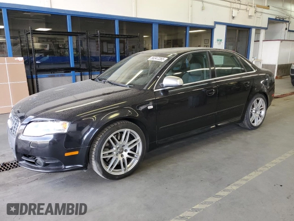 2008 Audi S4 z VIN WAUGL78E18A162303, wystawiony jako Copart lot #56347265 z przebiegiem 56 011 mil mil oraz Szkoda całkowita • Salvage title. Historia ofert i sprzedaży dostępna na DreamBid. Obrazek 1.