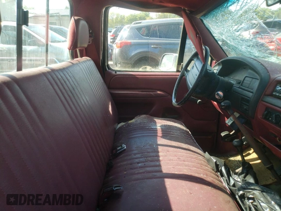 1995 Ford F-150 with VIN 1FTEF14N0SLA85293, listed as a Copart auction lot 72409494 with 0 mi miles and Salvage Title. Bid and sale history available at carsss.com. Image 10.