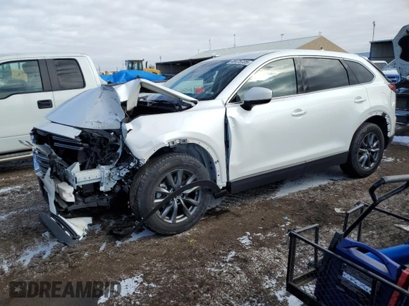 2022 Mazda CX-9 Touring with VIN JM3TCBCY5N0605633, listed as a Copart auction lot 46475725 with 43,615 mi miles and Salvage Title. Bid and sale history available at carsss.com. Image 1.