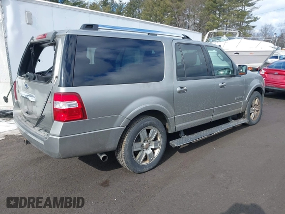 2008 Ford Expedition EL Limited with VIN 1FMFK20518LA48639, listed as a IAAI auction lot 41655592 with 177,739 mi miles. Bid and sale history available at carsss.com. Image 4.