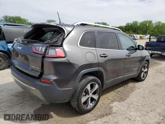 2019 Jeep Cherokee Limited with VIN 1C4PJLDB6KD300369, listed as a Copart auction lot 55023765 with 165,615 mi miles and Clean Title. Bid and sale history available at DreamBid. Image 3.