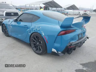 2024 Toyota GR Supra 3.0 with VIN WZ1DB0G08RW063652, listed as a IAAI auction lot 41802586 with 8,029 mi miles. Bid and sale history available at carsss.com. Image 3.