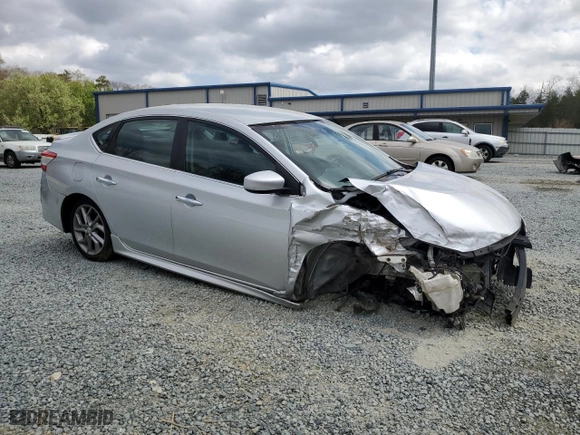 2013 Nissan Sentra SR with VIN 3N1AB7AP1DL778645, listed as a Copart auction lot 49945335 with 184,610 mi miles and Salvage Title. Bid and sale history available at carsss.com. Image 4.