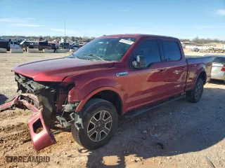 2015 Ford F-150 XLT w/HD Payload Pkg with VIN 1FTFW1EF3FFB02619, listed as a Copart auction lot 43573335 with 294,644 mi miles and Salvage Title. Bid and sale history available at carsss.com. Image 1.