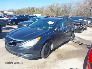 2012 Hyundai Sonata GLS with VIN 5NPEB4AC5CH345547, listed as a IAAI auction lot 41761392 with 229,608 mi miles. Bid and sale history available at carsss.com. Image 2.