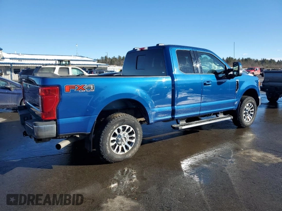2022 Ford F-250 XL with VIN 1FT7X2B69NEE30014, listed as a Copart auction lot 45876555 with 16,815 mi miles and Salvage Title. Bid and sale history available at DreamBid. Image 3.