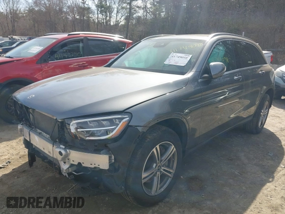 2022 Mercedes-Benz GLC 300 with VIN W1N0G8EBXNV333958, listed as a IAAI auction lot 41749098 with 45,935 mi miles and . Bid and sale history available at DreamBid. Image 2.
