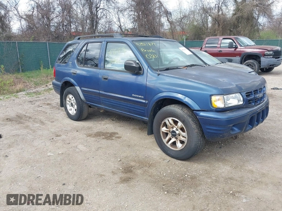 2002 Isuzu Rodeo S with VIN 4S2CK58W124320988, listed as a IAAI auction lot 41921874 with 227,320 mi miles and . Bid and sale history available at DreamBid. Image 1.