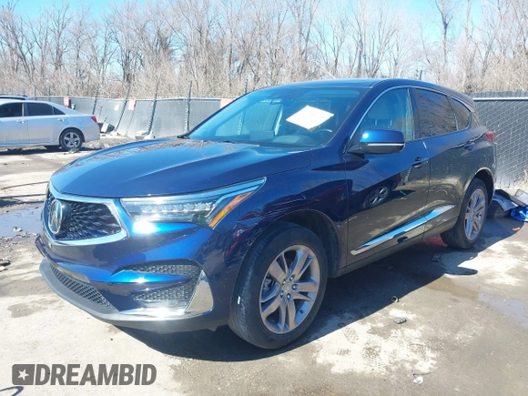 2021 Acura RDX w/Advance Package with VIN 5J8TC2H74ML015916, listed as a IAAI auction lot 41662208 with 40,678 mi miles. Bid and sale history available at carsss.com. Image 19.