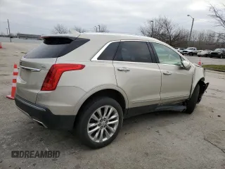 2017 Cadillac XT5 Platinum AWD with VIN 1GYKNFRS7HZ100180, listed as a Copart auction lot 85314924 with 52,093 mi miles and Salvage Title. Bid and sale history available at DreamBid. Image 3.