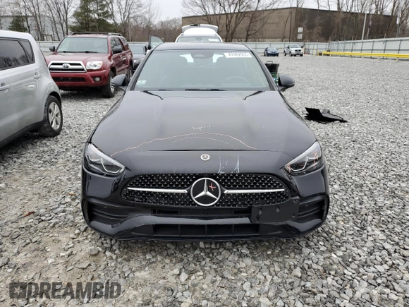 2024 Mercedes-Benz C 300 with VIN W1KAF4HB8RR171786, listed as a Copart auction lot 47482055 with 8,669 mi miles and Salvage title. Bid and sale history available at DreamBid. Image 5.