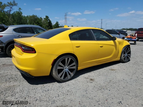 2017 Dodge Charger SXT with VIN 2C3CDXHG0HH572113, listed as a Copart auction lot 53451995 with 0 mi miles and Salvage Title. Bid and sale history available at carsss.com. Image 3.