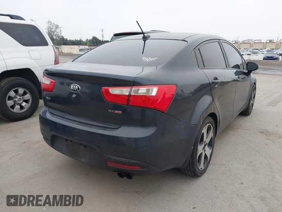 2013 Kia Rio SX with VIN KNADN4A30D6284121, listed as a IAAI auction lot 42109956 with 79,883 mi miles. Bid and sale history available at carsss.com. Image 4.