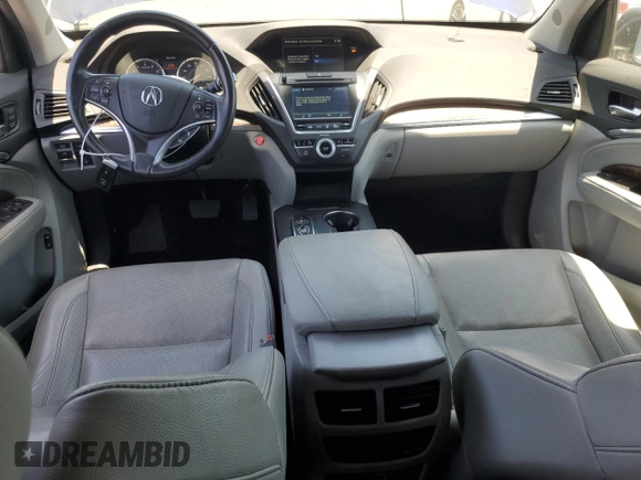 2020 Acura MDX Technology with VIN 5J8YD4H50LL027623, listed as a Copart auction lot 58595345 with 63,332 mi miles and Salvage title. Bid and sale history available at DreamBid. Image 8.