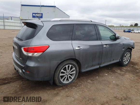 2015 Nissan Pathfinder S z VIN 5N1AR2MM0FC711042, wystawiony jako Copart lot #54342405 z przebiegiem 115 238 mil mil oraz Szkoda całkowita • Salvage title. Historia ofert i sprzedaży dostępna na DreamBid. Obrazek 3.