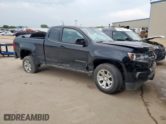 2021 Chevrolet Colorado 2WD LT z VIN 1GCHSCEA2M1277989, wystawiony jako Copart lot #57469175 z przebiegiem 77 036 mil mil oraz Czysty tytuł • Clean title. Historia ofert i sprzedaży dostępna na DreamBid. Obrazek 4.