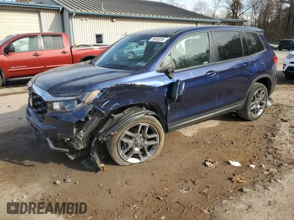 2023 Honda Passport EX-L with VIN 5FNYF8H5XPB033406, listed as a Copart auction lot 78455204 with 36,414 mi miles and Salvage title. Bid and sale history available at DreamBid. Image 1.