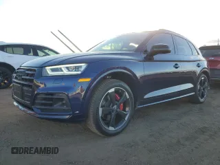 2019 Audi SQ5 Prestige with VIN WA1C4AFY4K2078741, listed as a Copart auction lot 79293214 with 39,020 mi miles and Salvage Title. Bid and sale history available at carsss.com. Image 1.