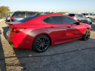 2019 Acura TLX w/A-Spec Pkg with VIN 19UUB2F60KA005121, listed as a Copart auction lot 52135825 with 87,802 mi miles and Salvage Title. Bid and sale history available at carsss.com. Image 3.