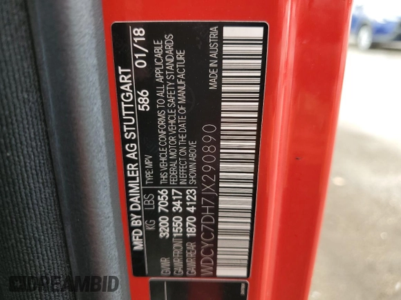 2018 Mercedes-Benz G 63 AMG z VIN WDCYC7DH7JX290890, wystawiony jako Copart lot #78227214 z przebiegiem 50 499 mil mil oraz Nie do naprawy • Non repairable. Historia ofert i sprzedaży dostępna na DreamBid. Obrazek 15.