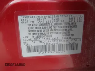 2017 Nissan Sentra SL с VIN 3N1AB7APXHY380603, выставлен на аукционе IAAI как лот 41417877 с пробегом 101 955 миль миль и . История ставок и продаж доступна на DreamBid. Изображение 9.