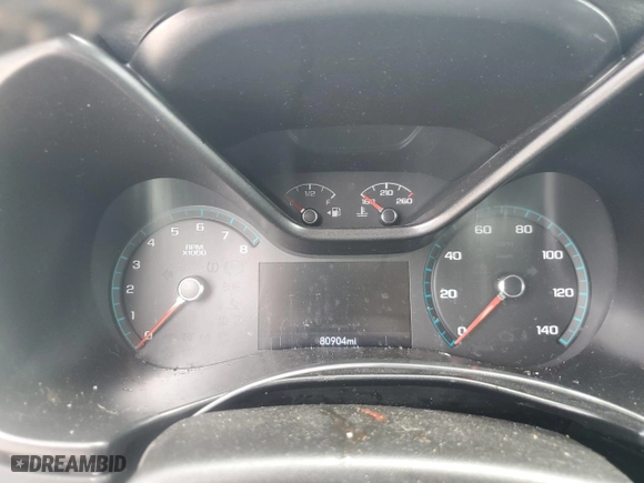 2019 Chevrolet Colorado 4WD LT with VIN 1GCGTCENXK1303618, listed as a Copart auction lot 61924754 with 80,904 mi miles and Salvage Title. Bid and sale history available at carsss.com. Image 9.