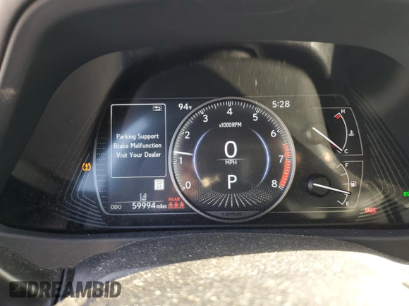 2022 Lexus UX with VIN JTHX3JBH8N2050413, listed as a Copart auction lot 71710184 with 59,994 mi miles and Salvage Title. Bid and sale history available at carsss.com. Image 9.