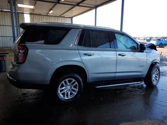 2024 Chevrolet Tahoe LT with VIN 1GNSCNKD6RR185443, listed as a Copart auction lot 80108814 with 0 mi miles and Salvage Title. Bid and sale history available at carsss.com. Image 3.