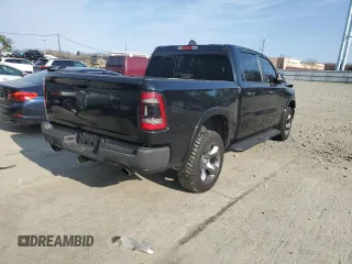 2022 Ram 1500 Big Horn with VIN 1C6SRFFT8NN245195, listed as a Copart auction lot 48547915 with 53,772 mi miles and Salvage Title. Bid and sale history available at carsss.com. Image 3.