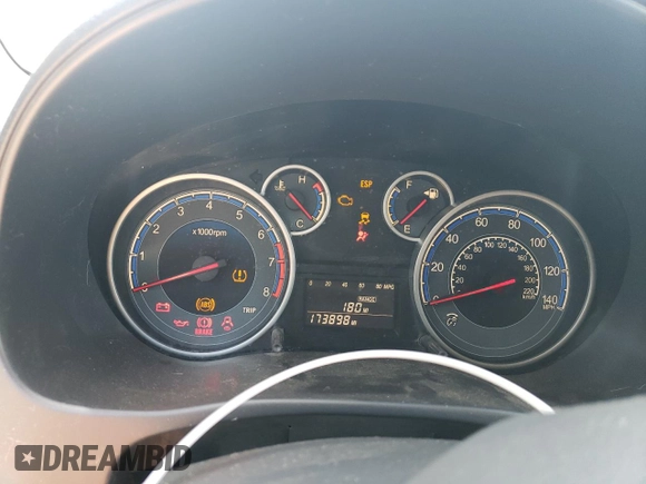 2011 Suzuki SX4 Crossover with VIN JS2YB5A36B6300828, listed as a Copart auction lot 70293234 with 173,898 mi miles and Salvage Title. Bid and sale history available at carsss.com. Image 9.