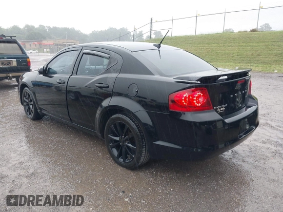 2013 Dodge Avenger SXT with VIN 1C3CDZCB5DN716005, listed as a IAAI auction lot 42644469 with 205,527 mi miles and . Bid and sale history available at DreamBid. Image 3.