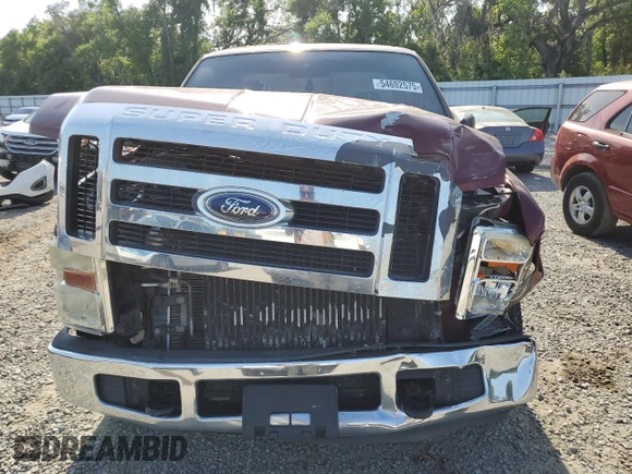 2008 Ford F-350 with VIN 1FTWX30R08ED03347, listed as a Copart auction lot 54692575 with 161,056 mi miles and Salvage title. Bid and sale history available at DreamBid. Image 5.