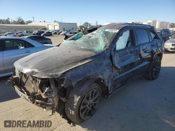 2018 Jeep Grand Cherokee Altitude with VIN 1C4RJEAG4JC480797, listed as a Copart auction lot 42009255 with Not provided miles and Salvage title. Bid and sale history available at DreamBid. Image 1.