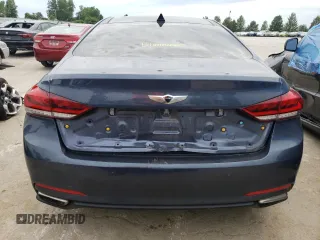 2016 Hyundai Genesis 3.8L with VIN KMHGN4JE9GU106530, listed as a Copart auction lot 61331304 with 0 mi miles and Salvage Title. Bid and sale history available at carsss.com. Image 6.