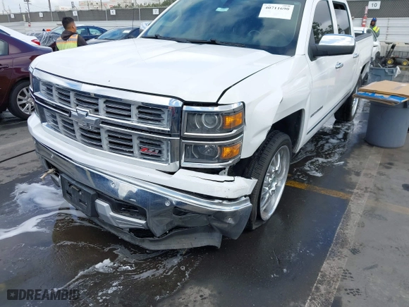 2015 Chevrolet Silverado 1500 LTZ with VIN 3GCUKSEC8FG164515, listed as a IAAI auction lot 40711690 with 91,440 mi miles. Bid and sale history available at carsss.com. Image 6.
