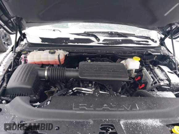 2024 Ram 1500 Tradesman with VIN 1C6RRFGG9RN208985, listed as a IAAI auction lot 41705580 with 7,602 mi miles and . Bid and sale history available at DreamBid. Image 10.