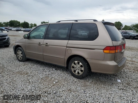 2003 Honda Odyssey EX z VIN 5FNRL186X3B152340, wystawiony jako Copart lot #57883455 z przebiegiem 214 008 mil mil oraz Szkoda całkowita • Salvage title. Historia ofert i sprzedaży dostępna na DreamBid. Obrazek 2.