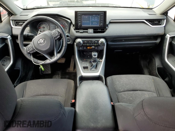 2019 Toyota RAV4 XLE with VIN JTMP1RFV8KD013125, listed as a Copart auction lot 59328465 with 106,947 mi miles and Salvage title. Bid and sale history available at DreamBid. Image 8.