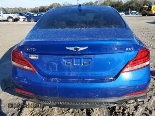 2020 Genesis G70 2.0T with VIN KMTG34LA6LU053351, listed as a Copart auction lot 89288705 with 21,798 mi miles and Salvage title. Bid and sale history available at DreamBid. Image 6.
