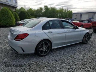2016 Mercedes-Benz C 450 AMG with VIN 55SWF6EB0GU128609, listed as a Copart auction lot 58571635 with Not provided miles and Salvage title. Bid and sale history available at DreamBid. Image 3.