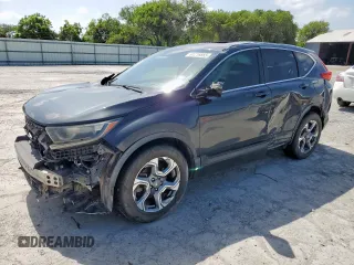 2019 Honda CR-V EX-L with VIN 5J6RW1H84KA025996, listed as a Copart auction lot 61216665 with 166,059 mi miles and Salvage title. Bid and sale history available at DreamBid. Image 1.