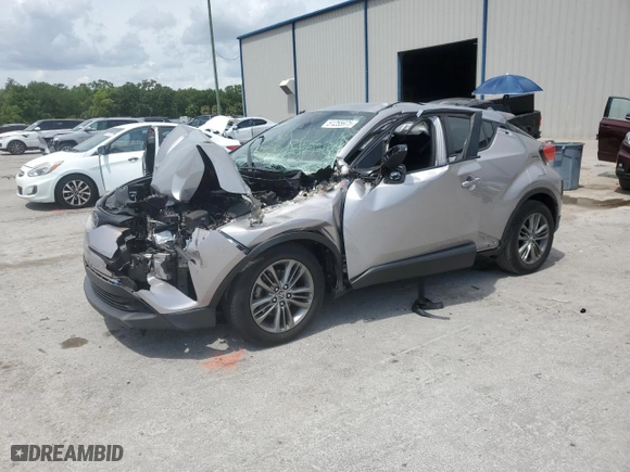 2019 Toyota C-HR XLE with VIN NMTKHMBXXKR099055, listed as a Copart auction lot 51255975 with 75,157 mi miles and Non Repairable. Bid and sale history available at carsss.com. Image 1.
