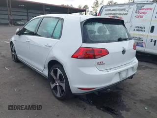 2017 Volkswagen Golf GTI S with VIN 3VW547AU9HM069439, listed as a IAAI auction lot 41513407 with 47,623 mi miles. Bid and sale history available at carsss.com. Image 3.