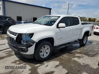 2022 Chevrolet Colorado 2WD LT with VIN 1GCGSCEN1N1110801, listed as a Copart auction lot 61085535 with 56,143 mi miles and Salvage title. Bid and sale history available at DreamBid. Image 1.