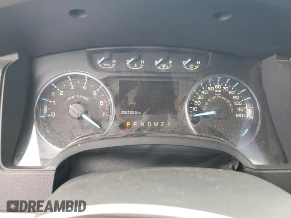 2011 Ford F-150 XL with VIN 1FTFX1ET9BFC34667, listed as a Copart auction lot 58764555 with 205,130 mi miles and Clean title. Bid and sale history available at DreamBid. Image 9.