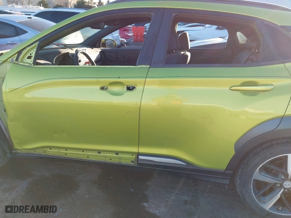 2019 Hyundai Kona Limited with VIN KM8K3CA54KU275423, listed as a IAAI auction lot 41113802 with 87,196 mi miles. Bid and sale history available at carsss.com. Image 15.